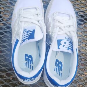 Size 9 - New Balance 480 White Atlantic Blue Sneakers Unisex